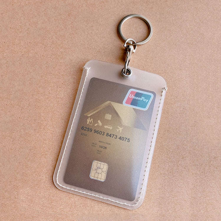 Access Control Elevator Card Holder Proximity Card Protector Keychain With Pull Ring, Style: Larg...