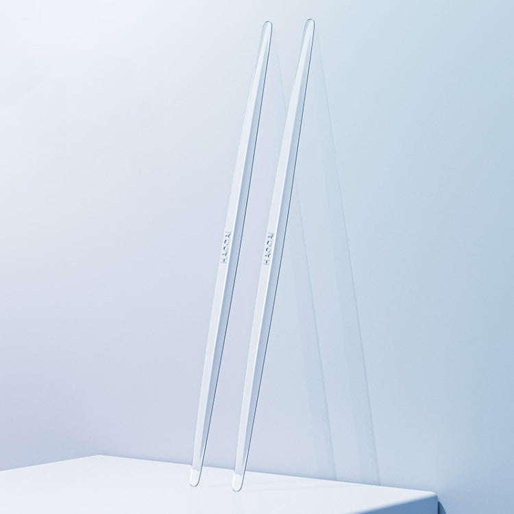 HAOCAI 40cm Car Door Anti-collision Strip Door Edge Bumper Protector, Color: 2pcs Transparent