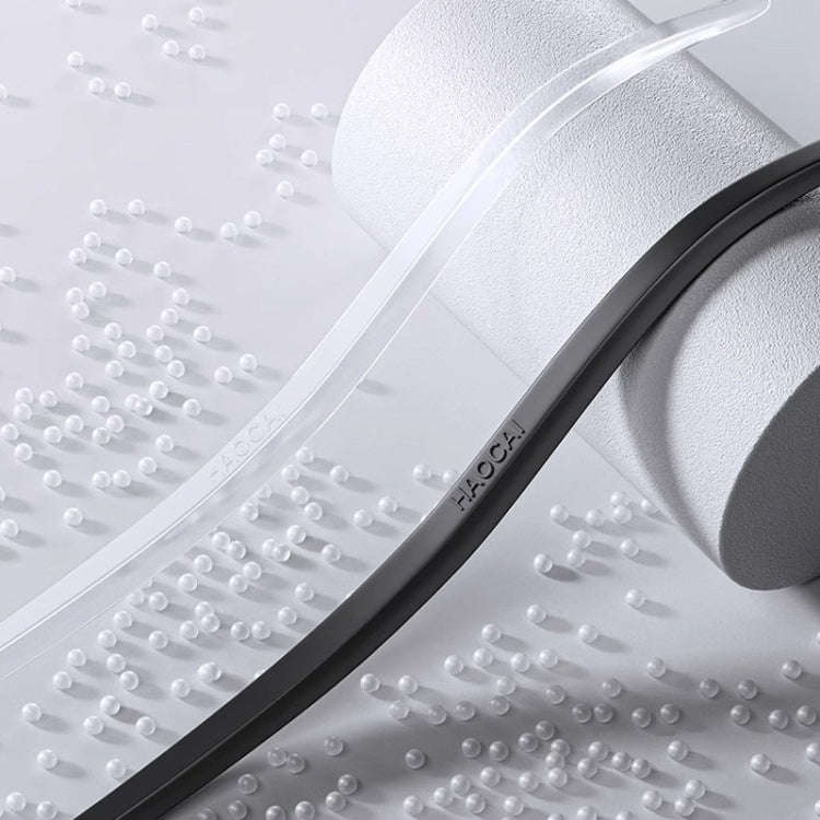 HAOCAI 40cm Car Door Anti-collision Strip Door Edge Bumper Protector, Color: 2pcs Transparent