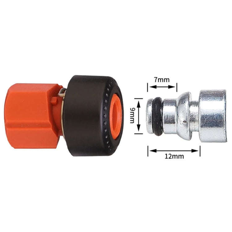 For YILI 3 / 4 Series Car Washer Accessories Inlet Outlet Quick Plug Faucet Universal Adaptor Exh...