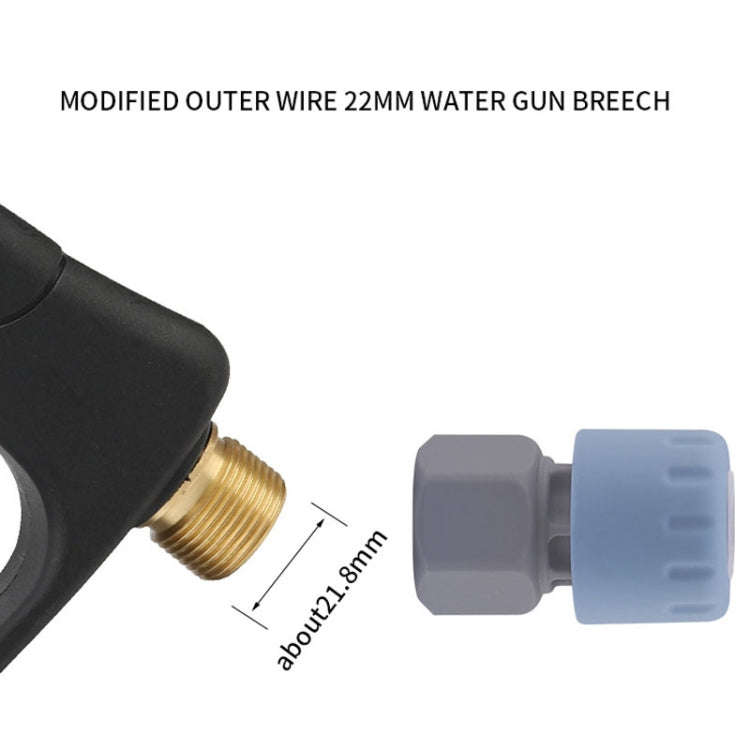 For YILI 5 Series Car Washer Accessories Inlet Outlet Quick Plug Faucet Universal Adaptor Exhaust...