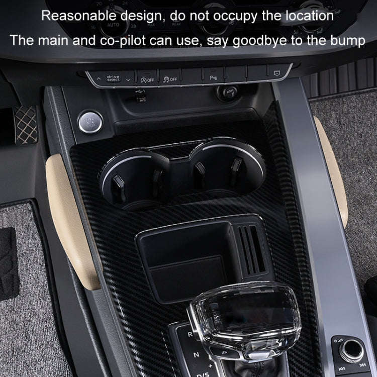 Car Driver Door Booster Pad Center Armrest Box Pad(Black)