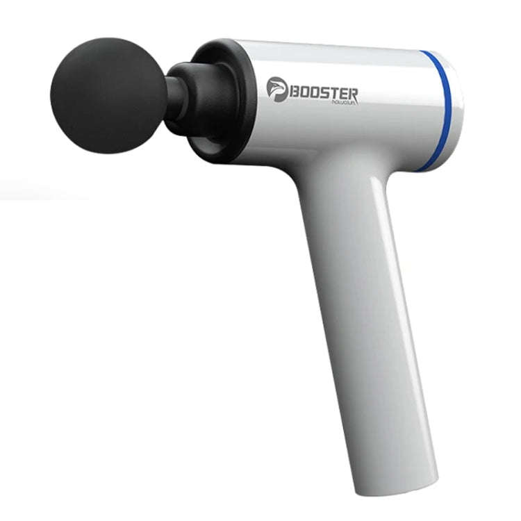 Booster S2 Vibrating Muscle Massager Portable Fitness Electric Fascial Relaxer, CN Plug(White)