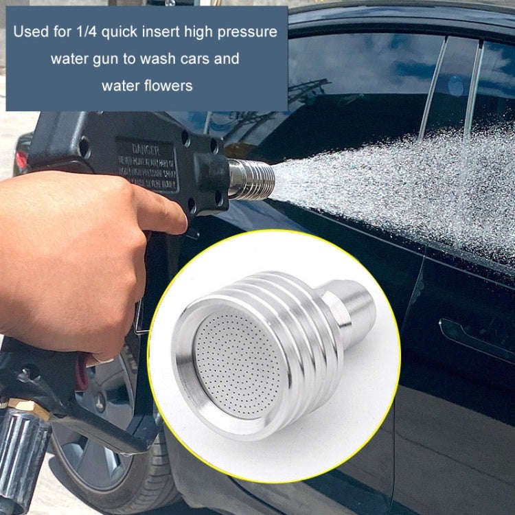 High-pressure Car Wash 1/4 Fast Insert Water Lance Stainless Steel Sprinkler Anti-splash, Specifi...