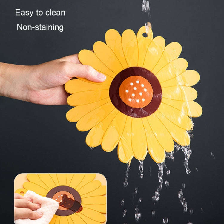 Silicone Heat Insulation Table Mat Anti-scald Placemat Heat-resistant Pot Pad Coaster, Size: Medi...