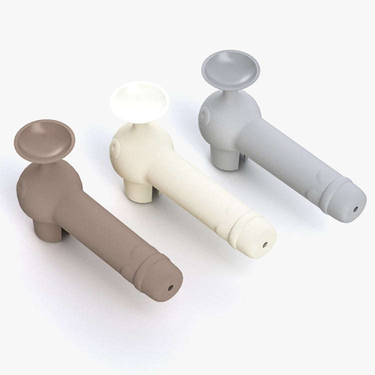 Suction Cup Silicone Door Handle Protective Cover Anti-collision Door Cushion(White)