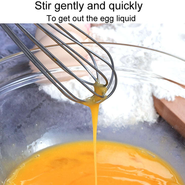 2pcs Household Manual Spring Beater Handheld Stainless Steel Mini Whisk, Size: 7 inch