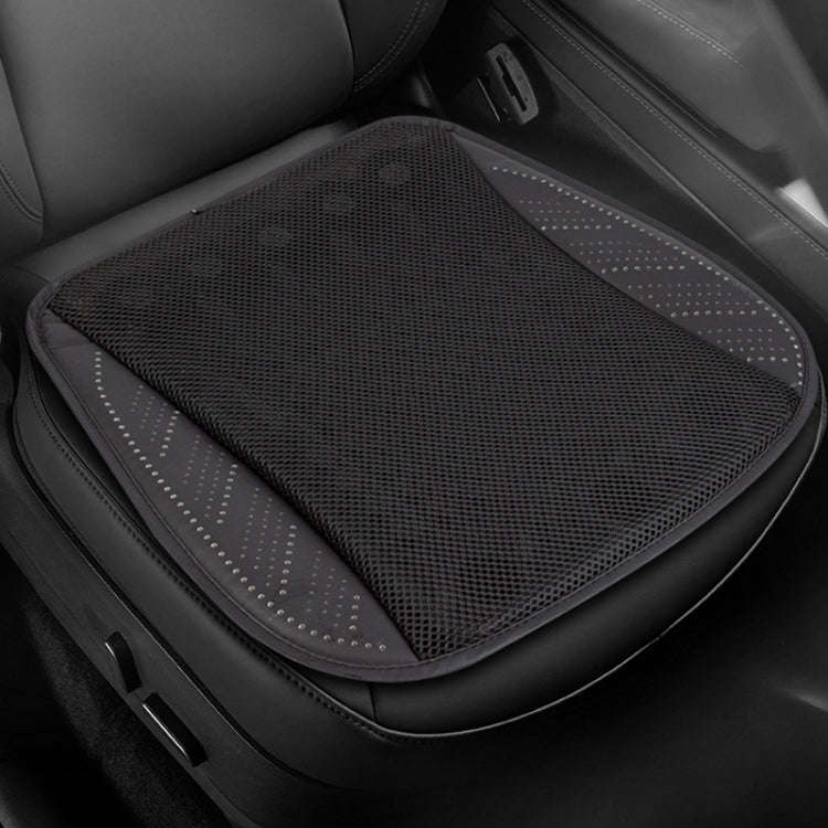 Car USB Summer Cool Ventilated Breathable Seat Cushion(Black 8 Sets Fan)