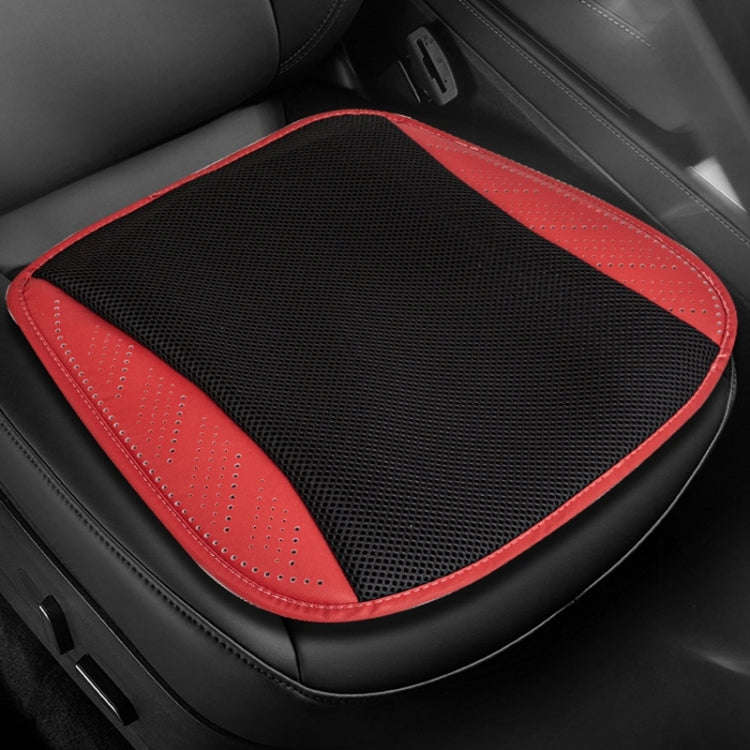 Car USB Summer Cool Ventilated Breathable Seat Cushion(Red 8 Sets Fan)
