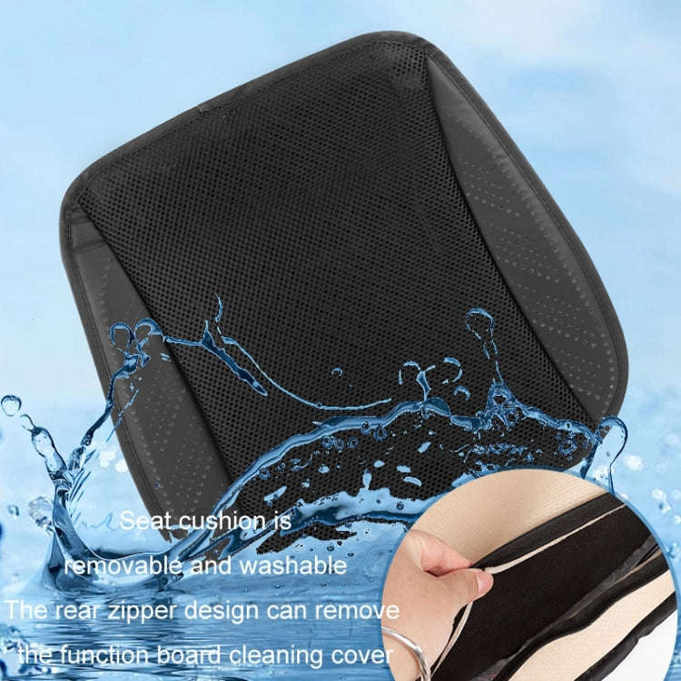 Car USB Summer Cool Ventilated Breathable Seat Cushion(Red 8 Sets Fan)
