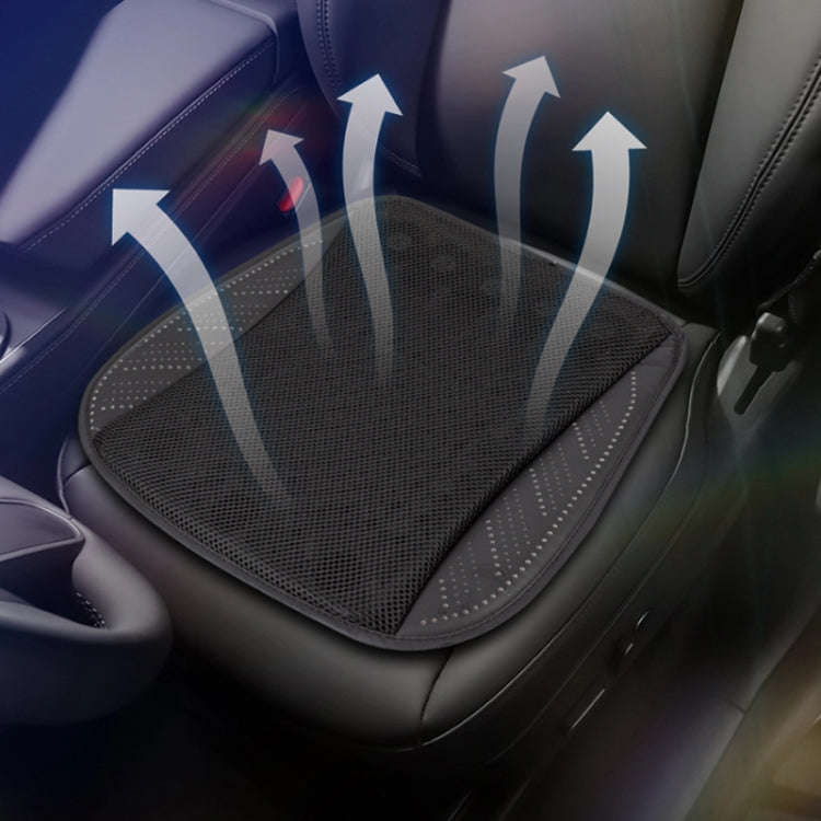 Car USB Summer Cool Ventilated Breathable Seat Cushion(Red 8 Sets Fan)