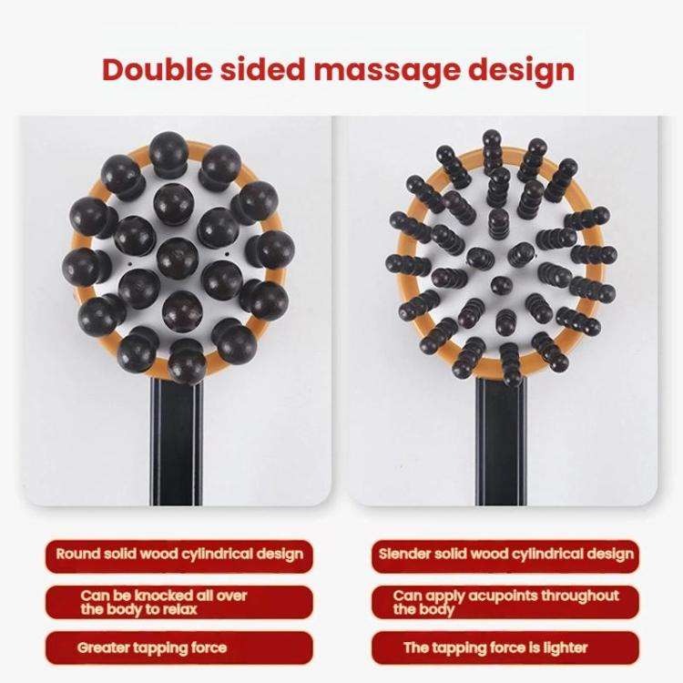 Handheld Knocking Fitness Hammer Double Head Meridian Massage Hammer(Airbag Hammer)