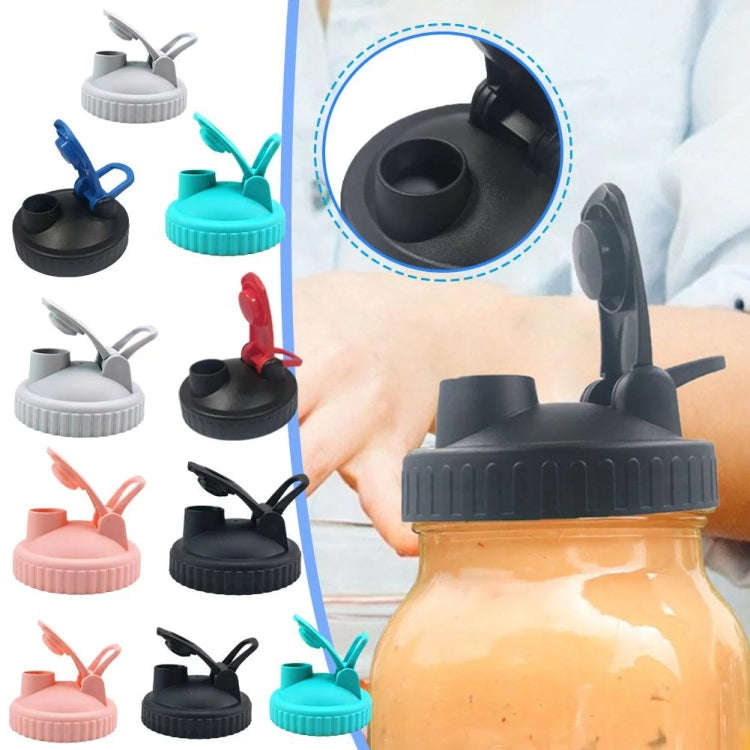 For Mason Jars Wide Mouth Flip Top Lid Airtight Leak Proof Reusable Canning Lids, Size: Diameter ...