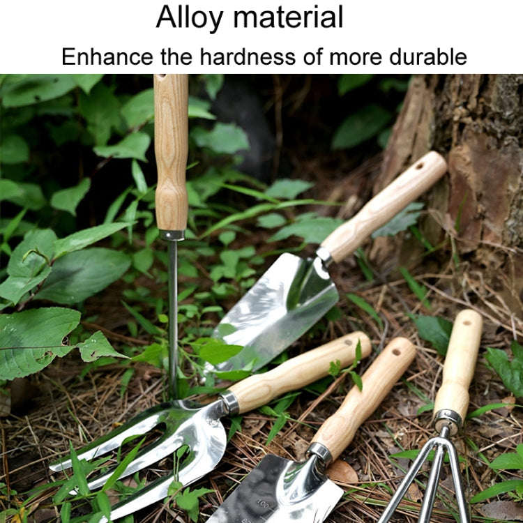 Garden Planting Shoveling Tools Thickened Wooden Handle Gardening Kit, Model: Picker