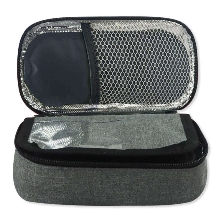 Portable Insulin Cooler Travel Package Insulin Care Bag(Grey)
