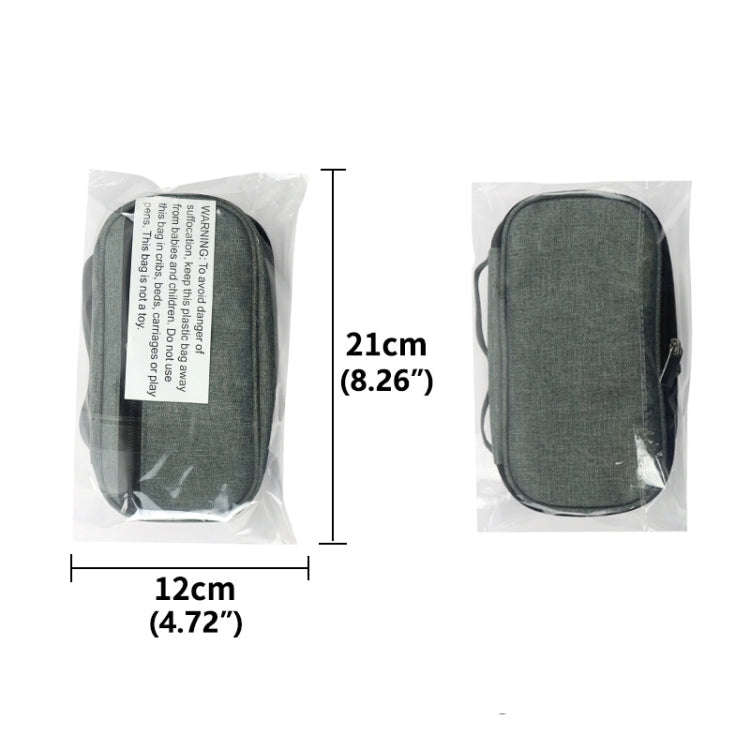 Portable Insulin Cooler Travel Package Insulin Care Bag(Grey)