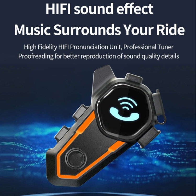 Motorcycle Noise Reduction Waterproof Helmet Cycling Bluetooth Headphones