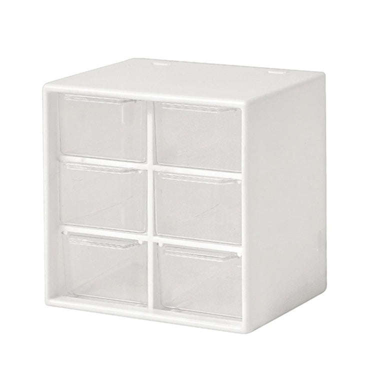 Transparent Desktop Small Objects Compartment Drawer Organizer Hair Accessories Storage Case, Col...