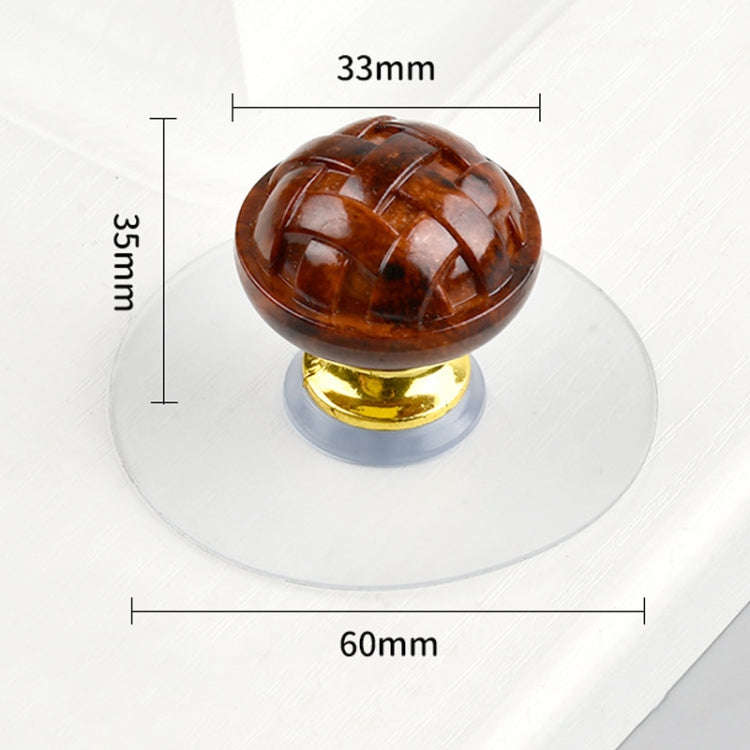 Hole-free Wardrobe Handles Drawer Glass Door Adhesive Household Round Handle, Spec: D