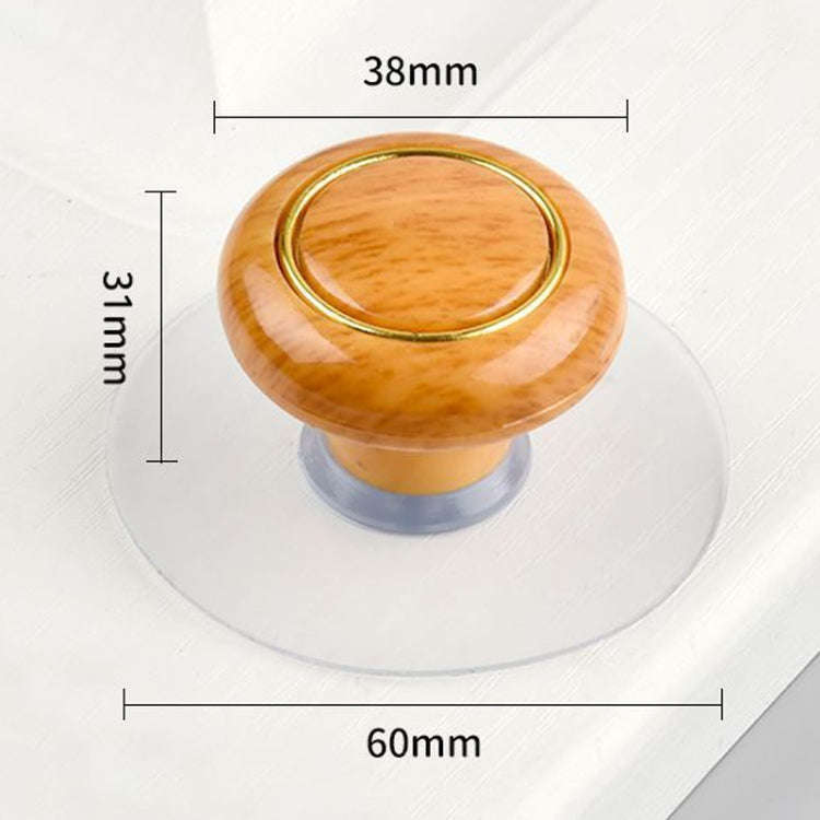 Hole-free Wardrobe Handles Drawer Glass Door Adhesive Household Round Handle, Spec: F