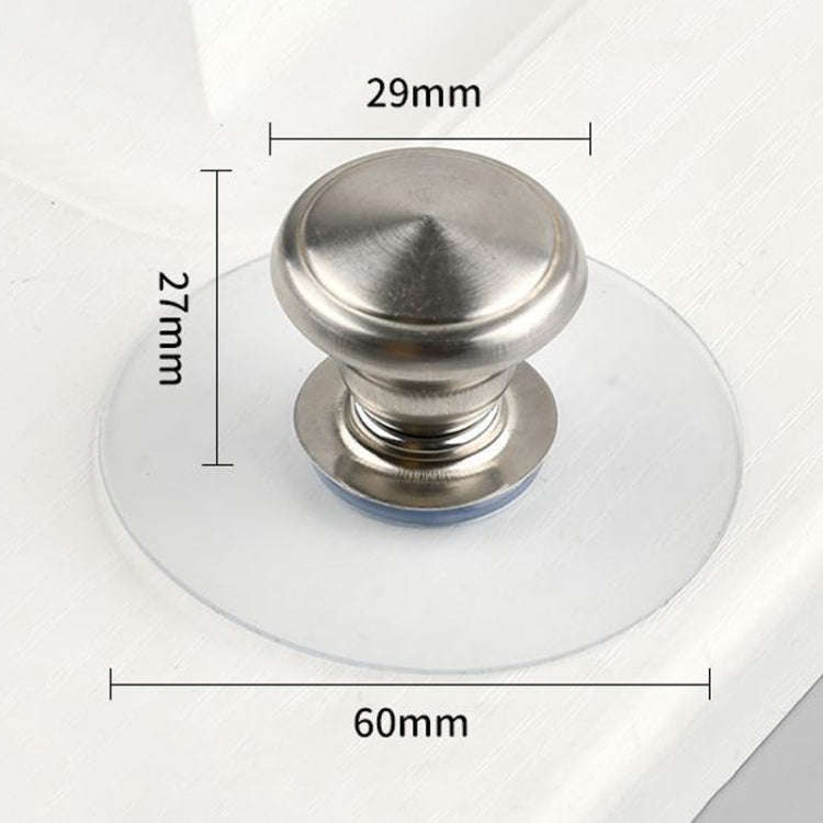 Hole-free Wardrobe Handles Drawer Glass Door Adhesive Household Round Handle, Spec: I