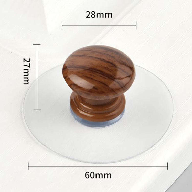 Hole-free Wardrobe Handles Drawer Glass Door Adhesive Household Round Handle, Spec: J