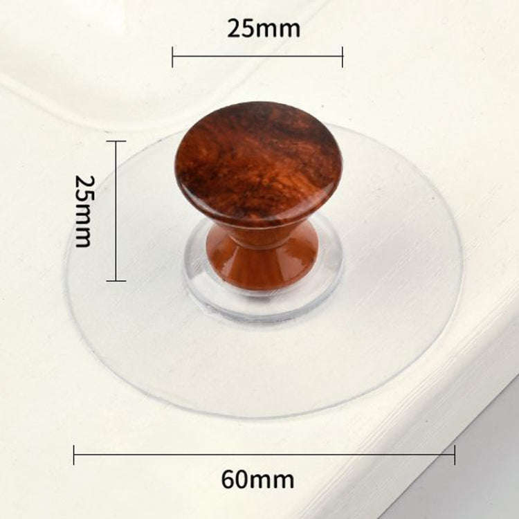 Hole-free Wardrobe Handles Drawer Glass Door Adhesive Household Round Handle, Spec: K