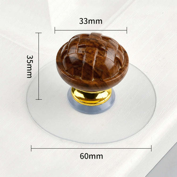 Hole-free Wardrobe Handles Drawer Glass Door Adhesive Household Round Handle, Spec: M