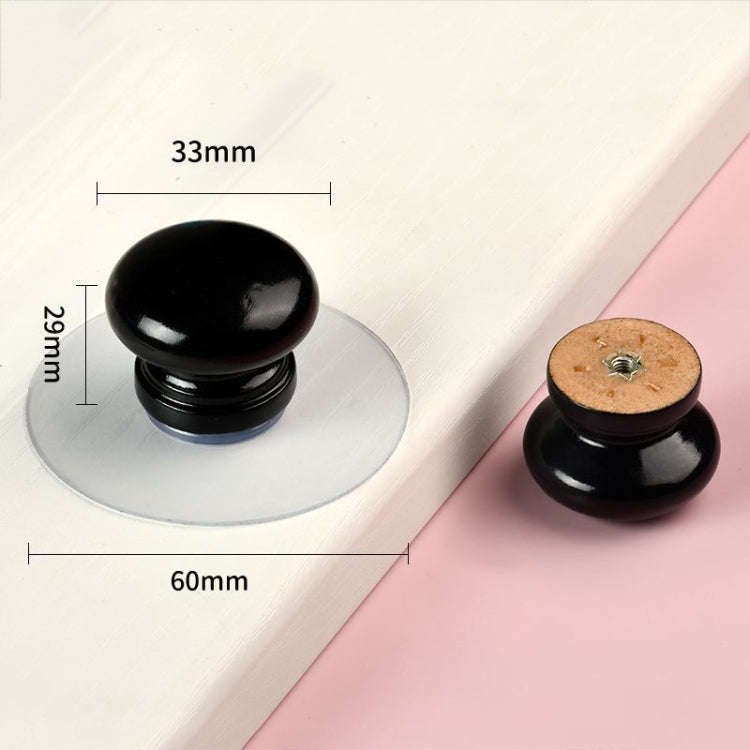 Hole-free Wardrobe Handles Drawer Glass Door Adhesive Household Round Handle, Spec: O