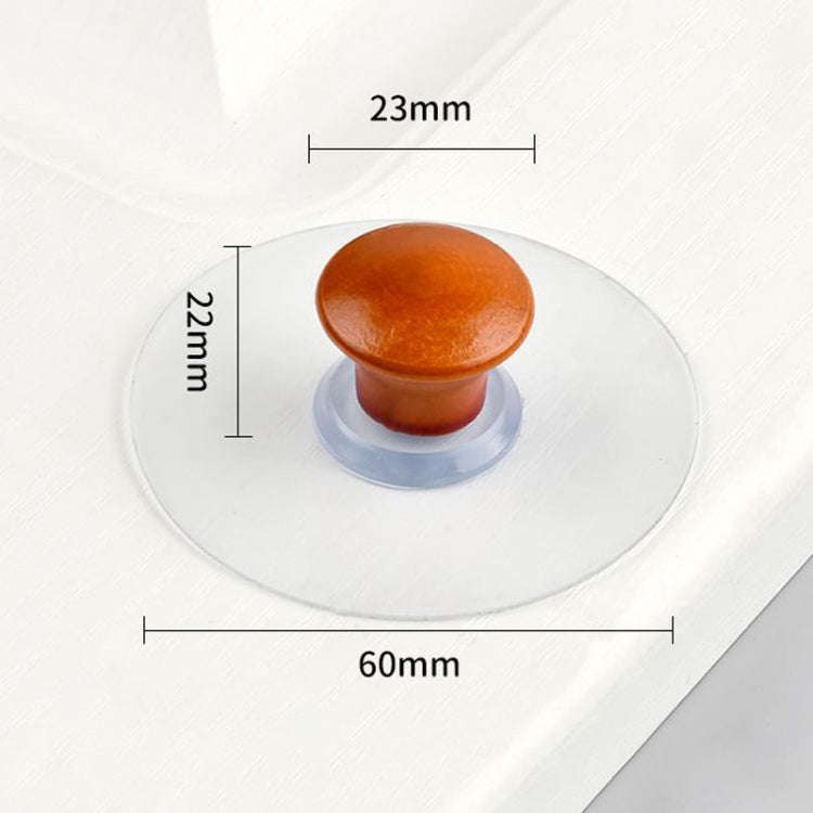Hole-free Wardrobe Handles Drawer Glass Door Adhesive Household Round Handle, Spec: Q