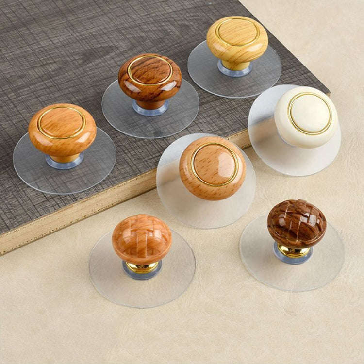 Hole-free Wardrobe Handles Drawer Glass Door Adhesive Household Round Handle, Spec: I