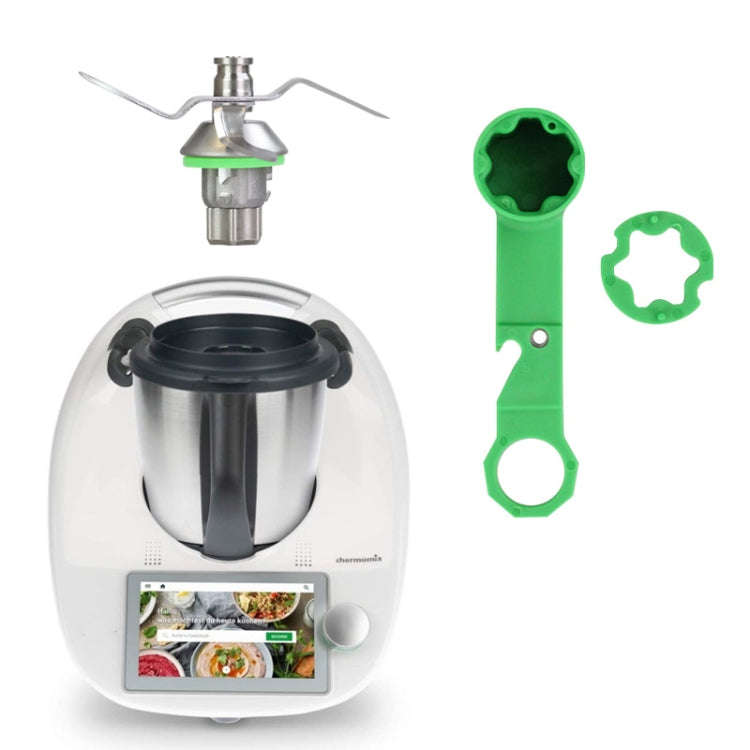 For VorWerk Thermomix TM5 TM6  TM21 TM31 Wrench Dough Remover(Green)