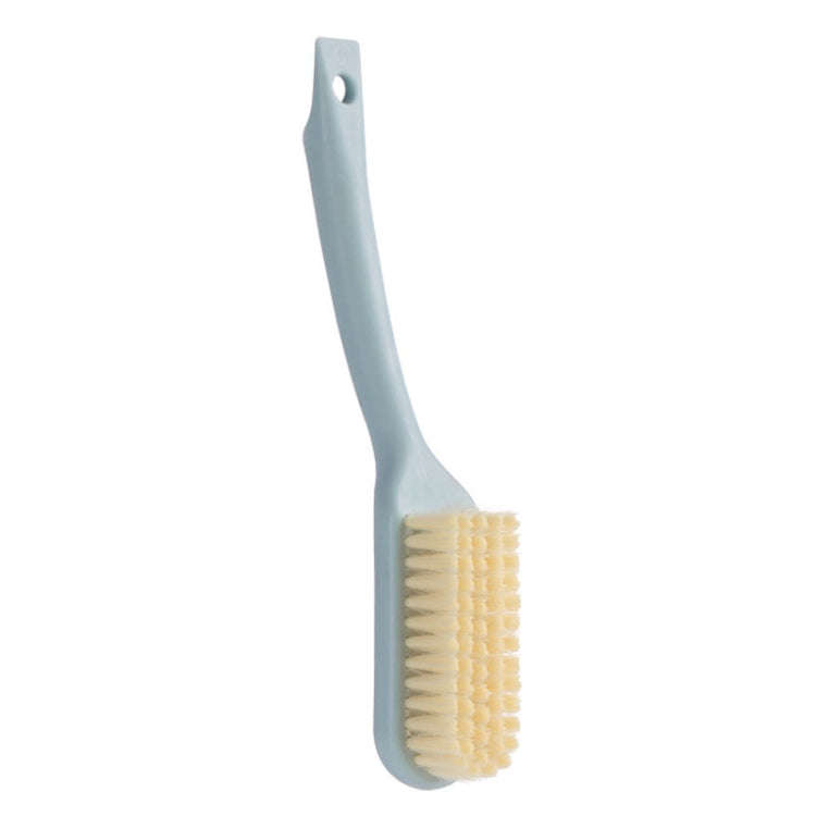 Household Long Handle Shoe Brush Hangable Multi-functional Soft Bristle Cleaning Brush(Blue)