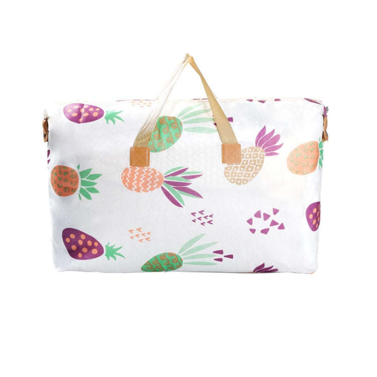 Clothes Quilt Storage Bag Large Capacity Waterproof Moistureproof Moving Luggage Bag, Style: 48L ...