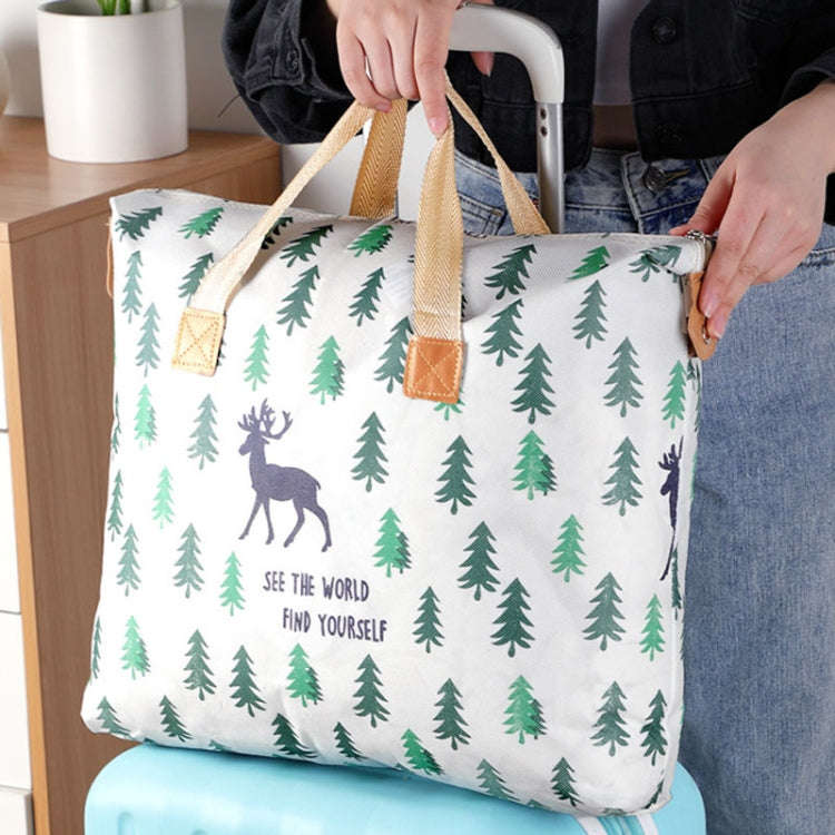 Clothes Quilt Storage Bag Large Capacity Waterproof Moistureproof Moving Luggage Bag, Style: 120L...