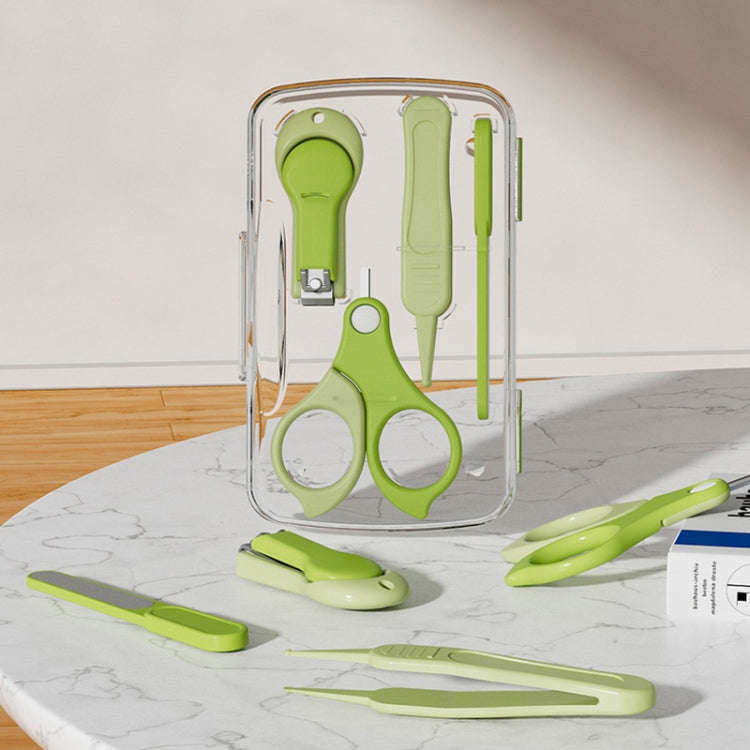 4-in-1 Baby Nail Clipper Set Travel Portable Baby Care Kit(Green)