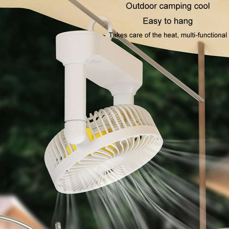 Portable Retractable USB Home Desktop Fan Large Wind Power Outdoor Ceiling Fan, Model: Plug-in Model