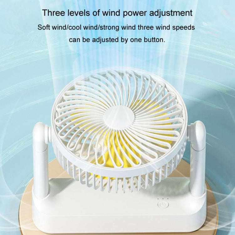 Portable Retractable USB Home Desktop Fan Large Wind Power Outdoor Ceiling Fan, Model: Plug-in Model