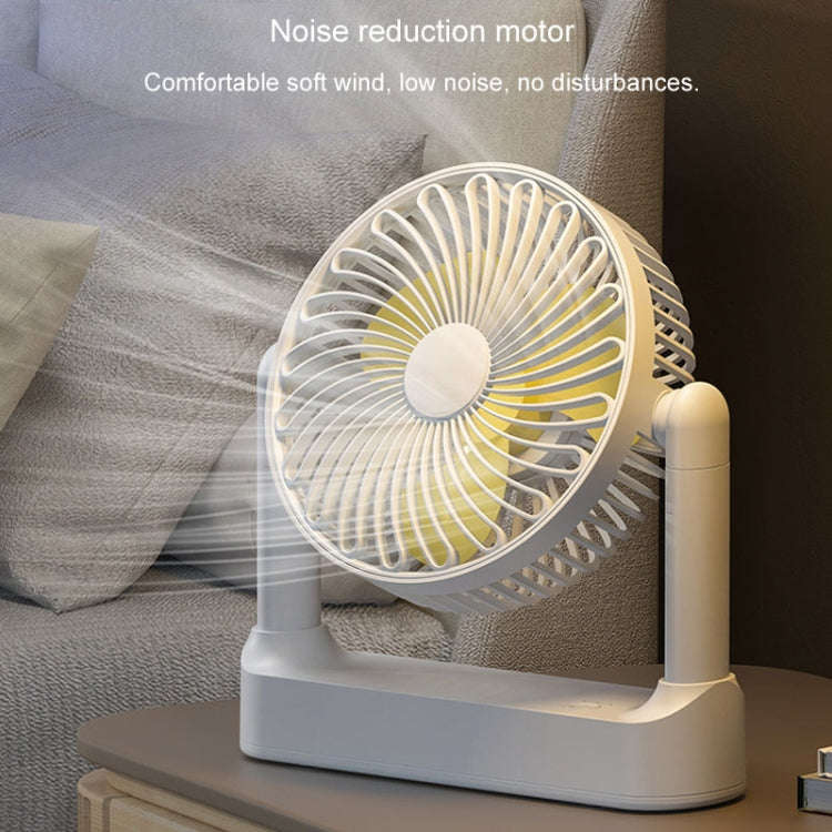 Portable Retractable USB Home Desktop Fan Large Wind Power Outdoor Ceiling Fan, Model: Plug-in Model