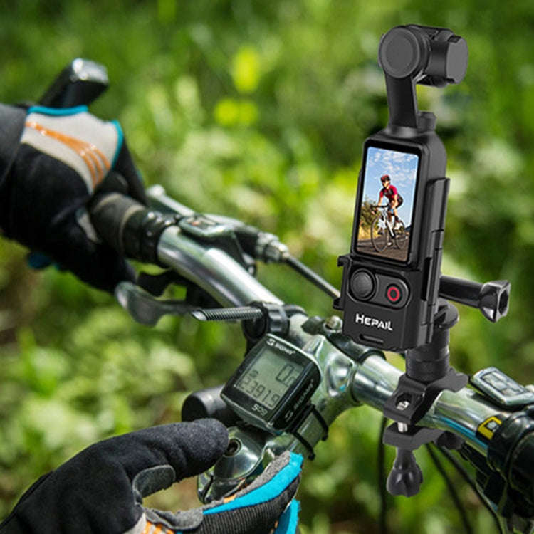 For DJI Osmo Pocket 3 HEPAIL Extended Adapter Protective Bezel Extension Handle Cold Shoe Adapter...
