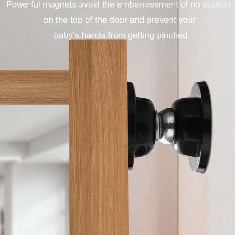 No Punching Silicone Household Strong Magnetic Silent Anti-collision Door Stopper(Transparent)