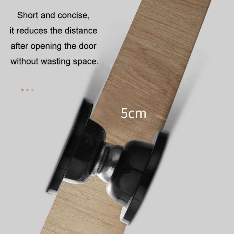 No Punching Silicone Household Strong Magnetic Silent Anti-collision Door Stopper(Transparent)