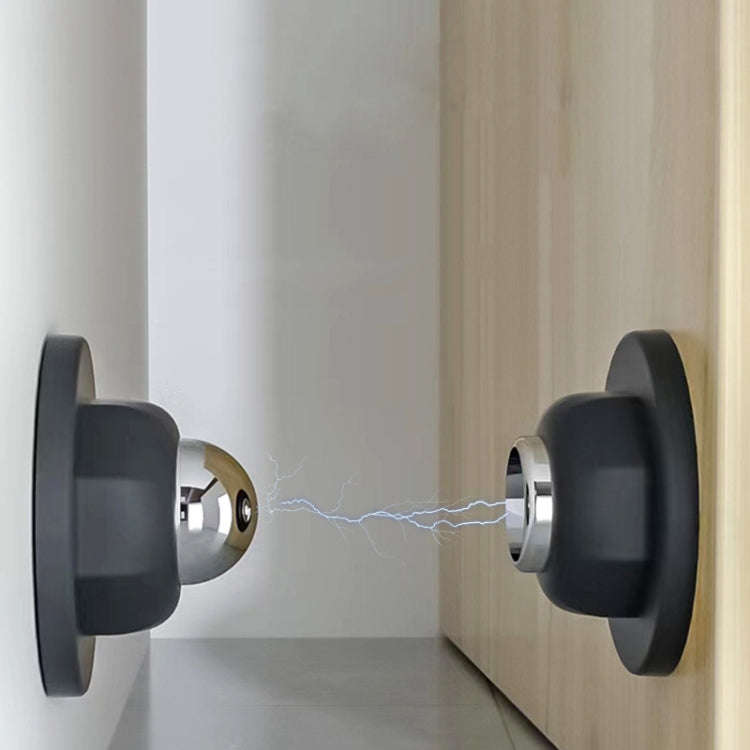 No Punching Silicone Household Strong Magnetic Silent Anti-collision Door Stopper(Transparent)