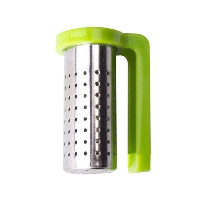 Household Stainless Steel Tea Strainer Simple And Portable Tea Filter(Green)