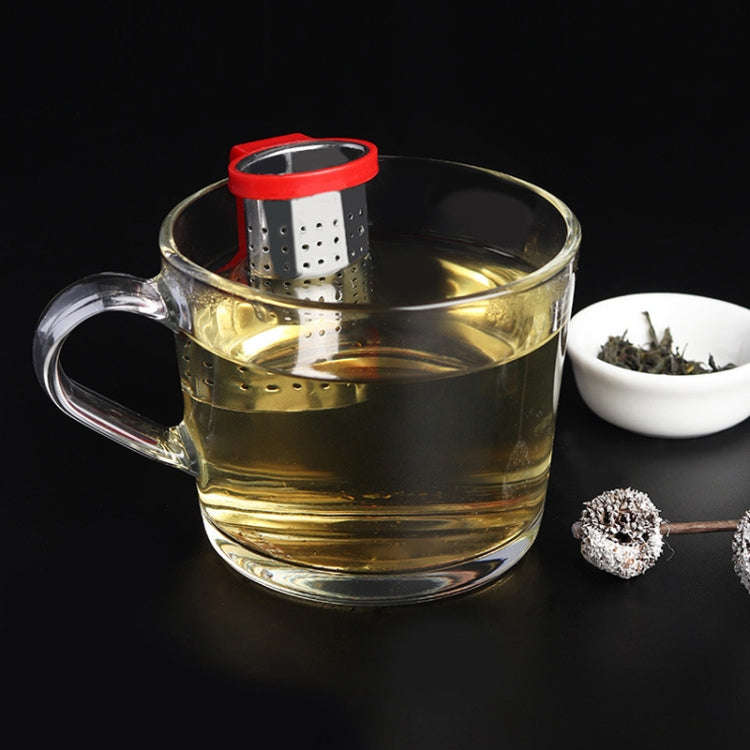Household Stainless Steel Tea Strainer Simple And Portable Tea Filter(Blue)