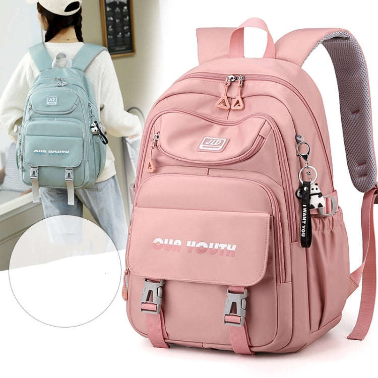 JLD  School Bag College Backpack Anti Theft Travel Bags for Teens Girls Students(Soft Pink)