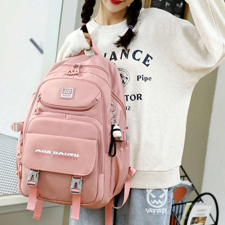 JLD  School Bag College Backpack Anti Theft Travel Bags for Teens Girls Students(Black)