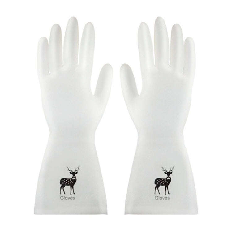 Waterproof Kitchen Dishwashing Gloves Household PVC Non-slip Laundry Housework Gloves, Size: L