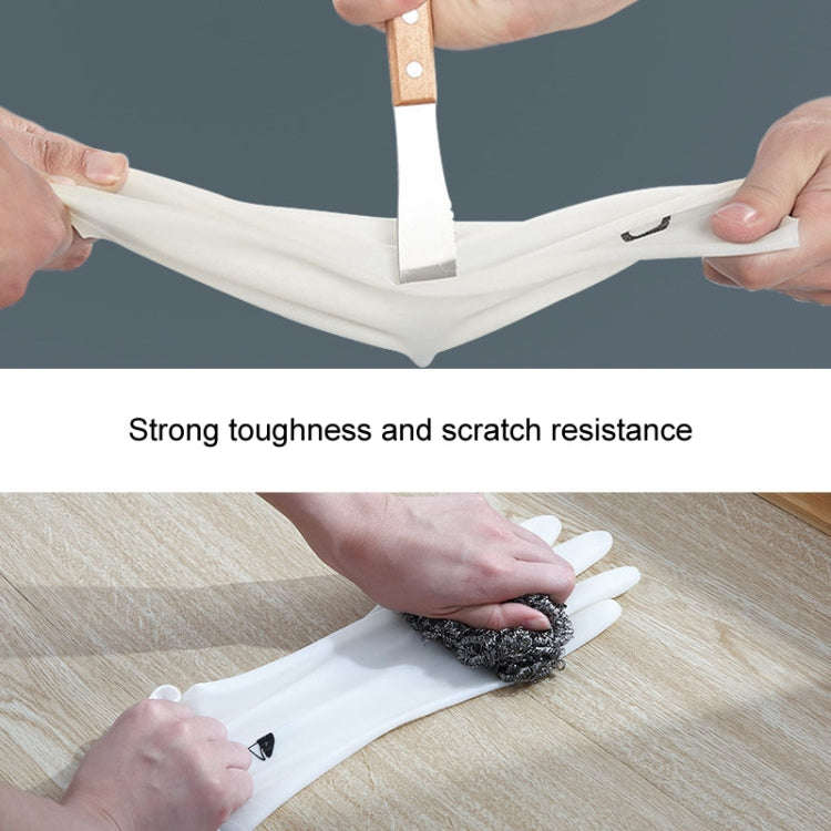 Waterproof Kitchen Dishwashing Gloves Household PVC Non-slip Laundry Housework Gloves, Size: S
