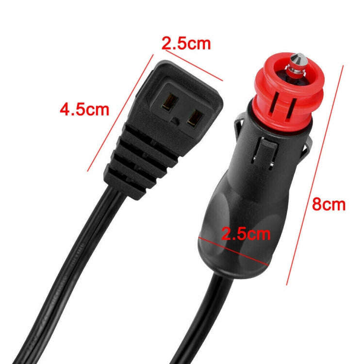 Car Mini Refrigerator Compressor Cigarette Lighter German Plug Power Cord(60SE0195)